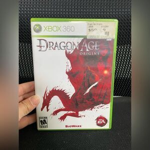 Dragon Age Origins Xbox 360 Game Red and Green
